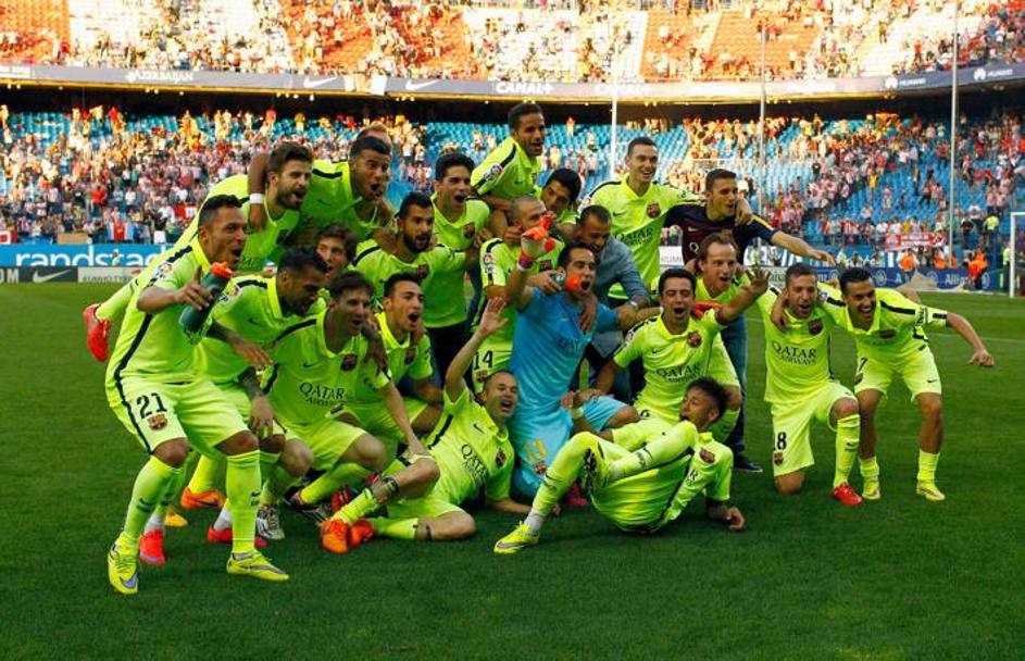 Le prime foto da campioni di Spagna! (Getty Images)
